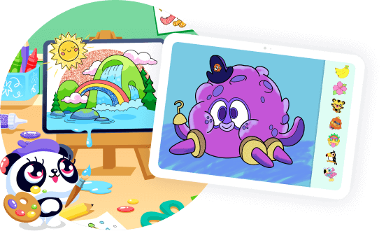 Moshi Coloring World App for Kids
